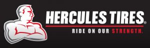 Hercules tires black logo