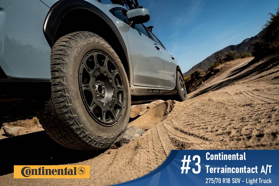 Top #3 SUV/LT: Continental Terraincontact A/T – 275/70r18