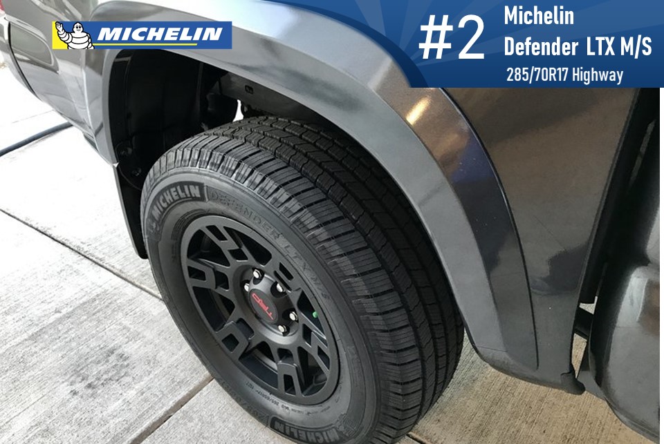 285/70r17 Michelin Defender LTX M/S