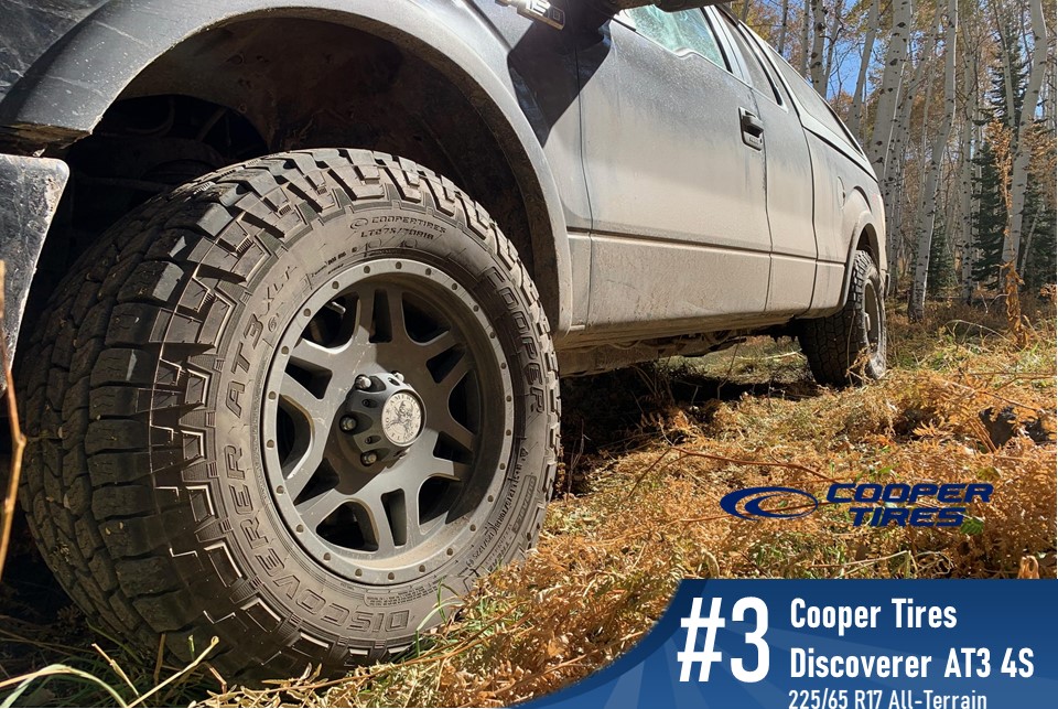 Top #3 All Terrain: Cooper Tires Discoverer AT3 4S – 225/65r17