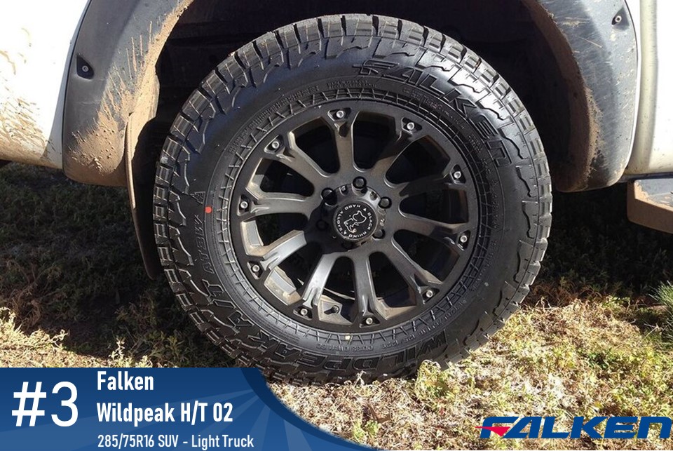 Top #3 SUV/LT: Falken Wildpeak H/T 02 - 285/75r16