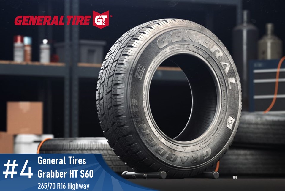 Top #4 Highway: General Tires Grabber HTS 60 – 265/70r16