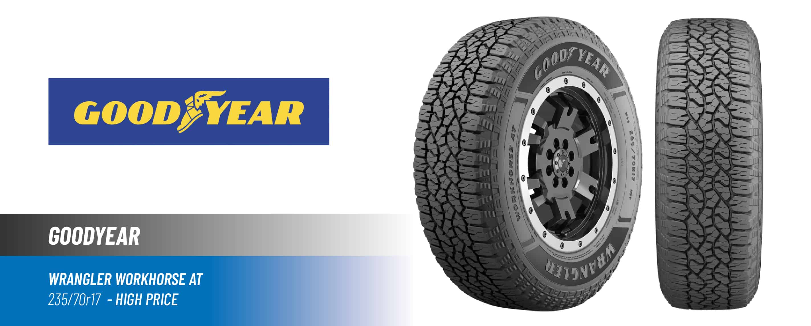 Top#3 High Price: Goodyear Wrangler Workhorse AT –best 235/70 R17