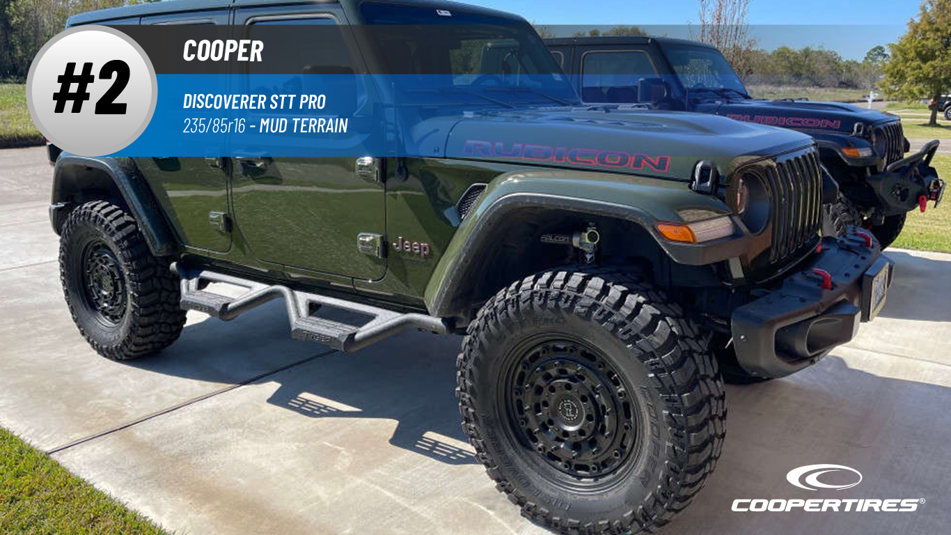 Top #2 Mud Terrain: Cooper Discoverer STT Pro – best 235/85r16