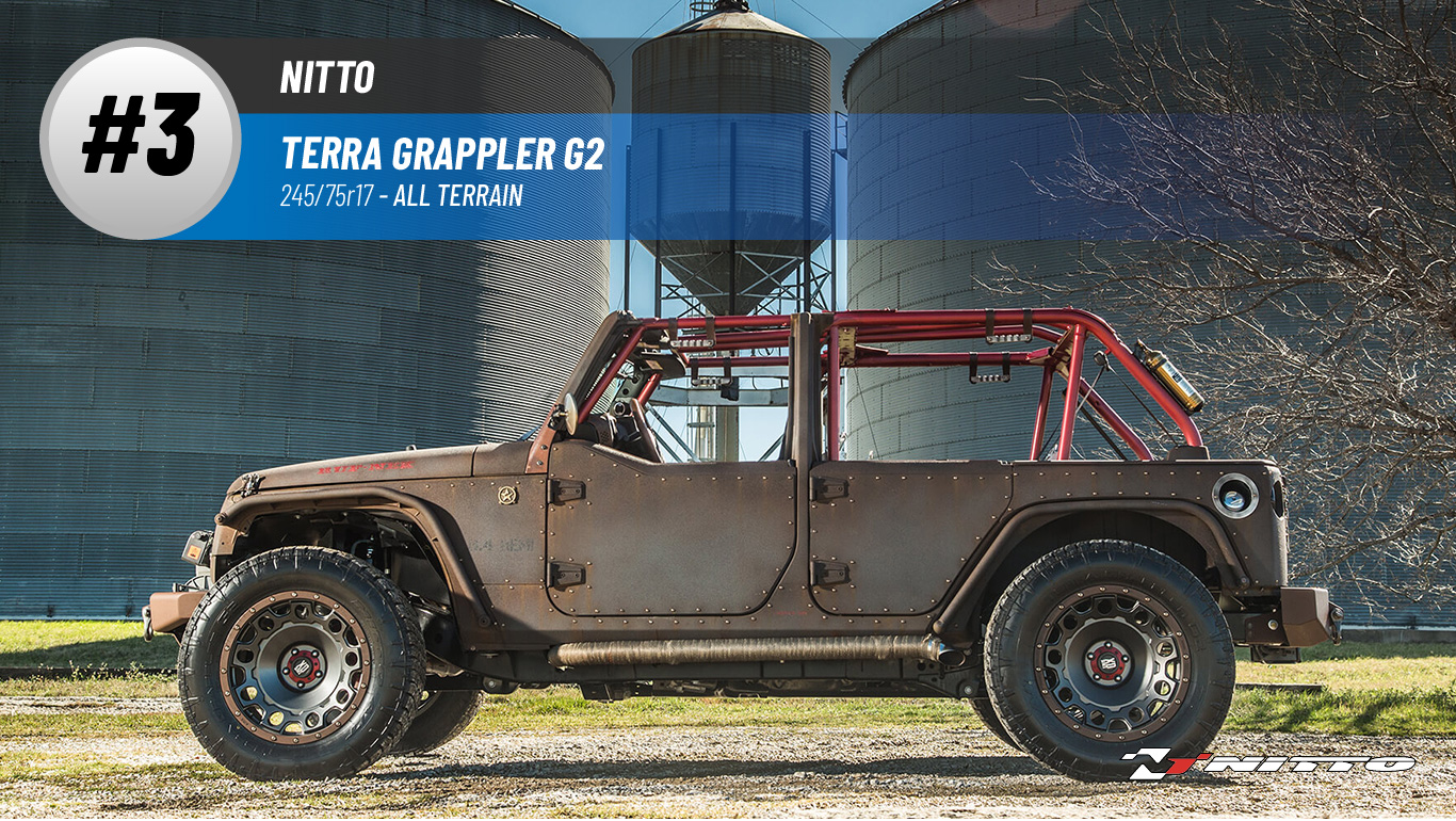 Top #3 All Terrain: Nitto Terra Grappler G2 – best 245/75r17
