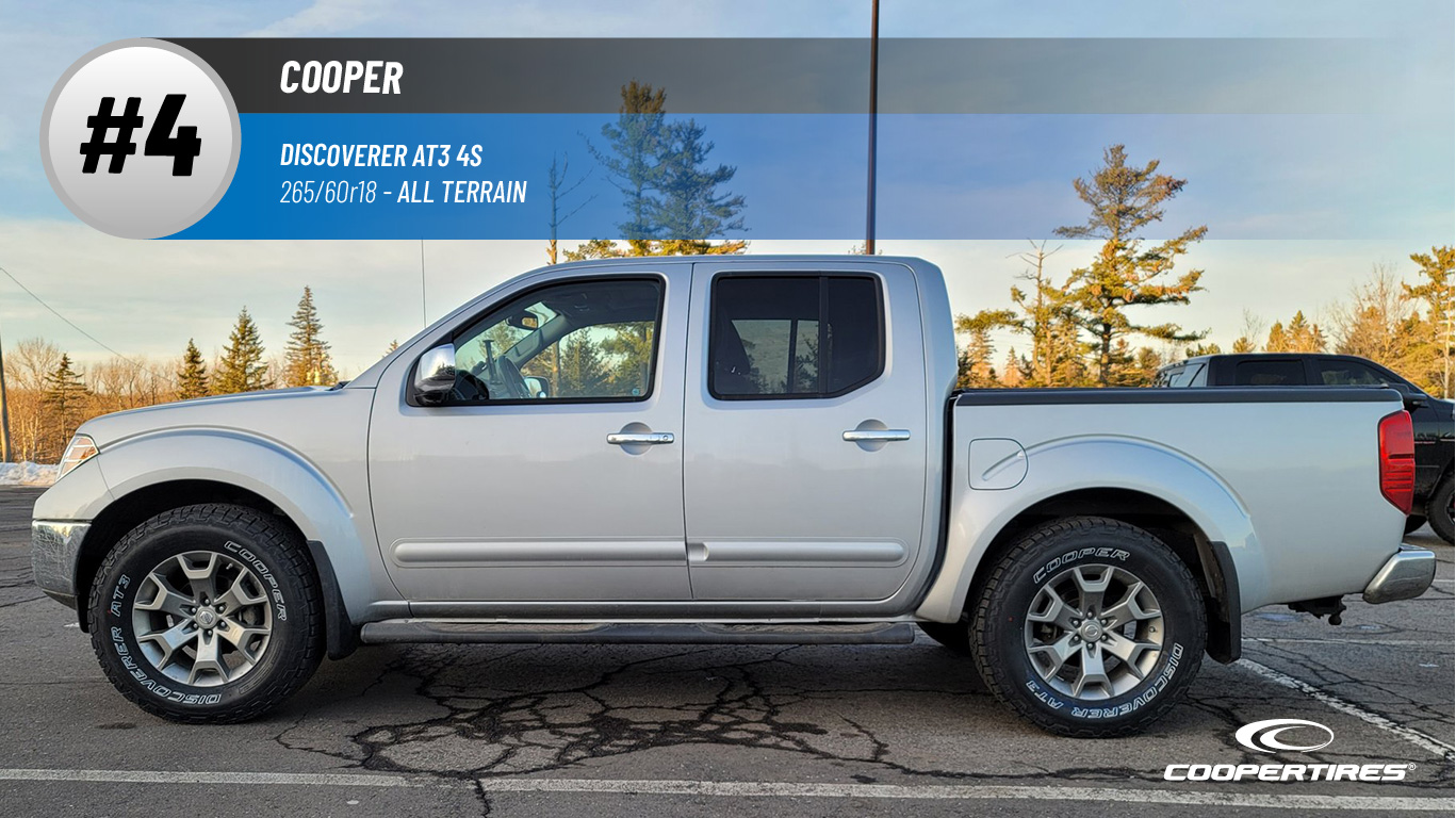 Top #4 All Terrain: Cooper Discoverer AT3 4S – best 265/60r18