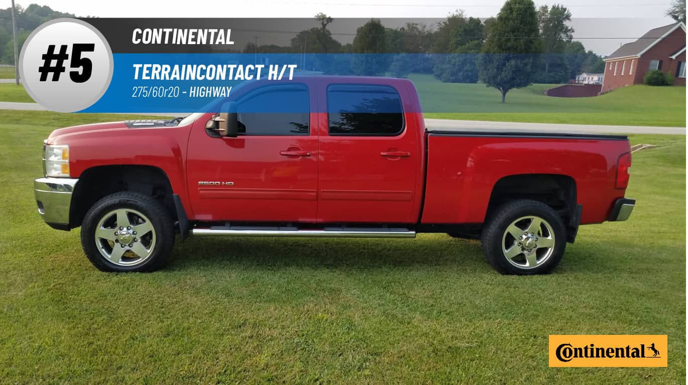 Top #5 Highway: Continental Terraincontact H/T –best 275/60r20