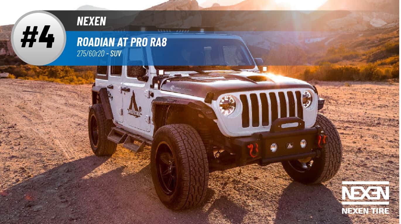 Top #4 SUV/LT: Nexen Roadian AT Pro RA8 – best 275/60r20