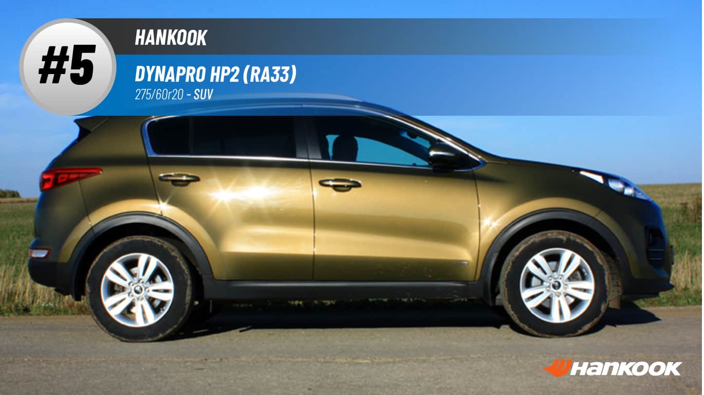 Top #5 SUV/LT: Hankook Dynapro HP2 (RA33) – best 275/60r20
