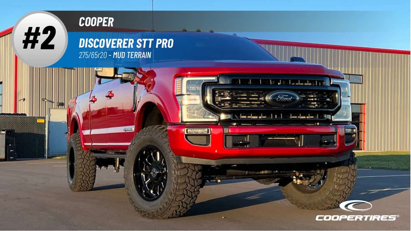 Top #2 Mud Terrain: Cooper Discoverer STT Pro –best 275/65r20