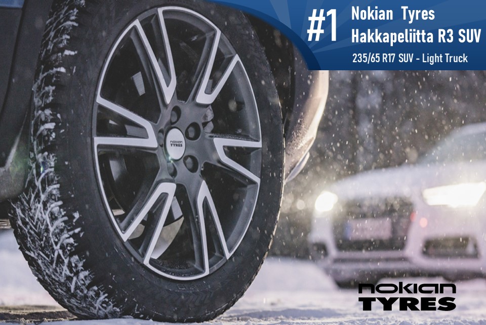 Top #1 SUV/LT: Nokian Hakkapeliitta R3 SUV – 235/65 r17