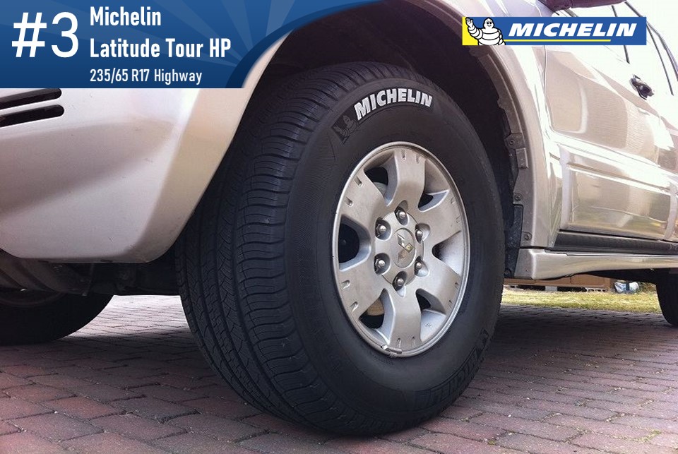 Top #3 Highway: Michelin Latitude Tour HP – 235 65 r17