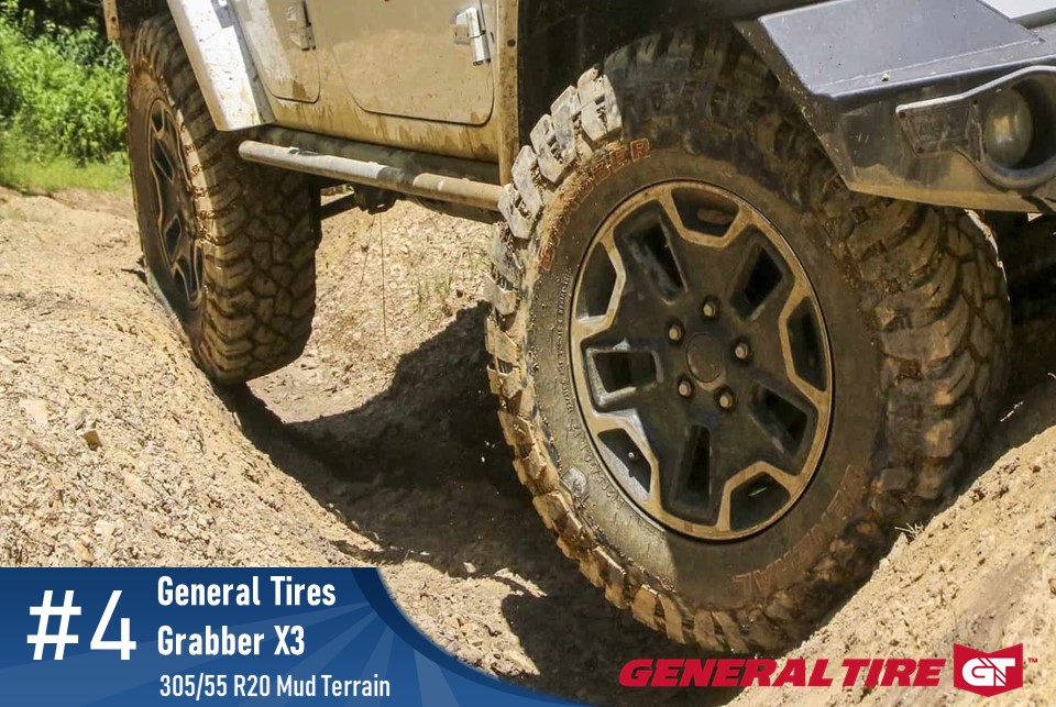 Top #4 Mud Terrain: General Grabber X3 – Best 305/55r20
