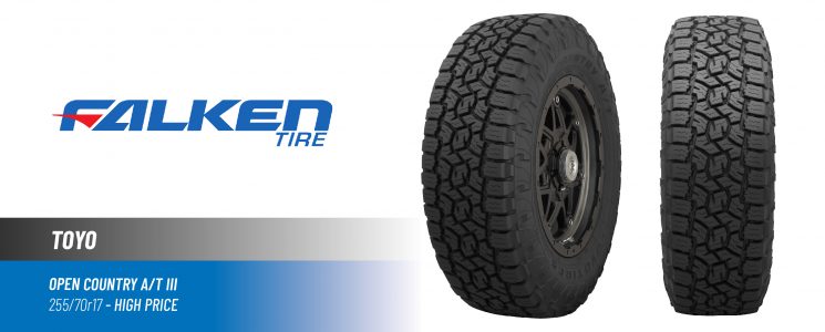 Top#4 High Price: Toyo Open Country A/T III – best 255/70r17