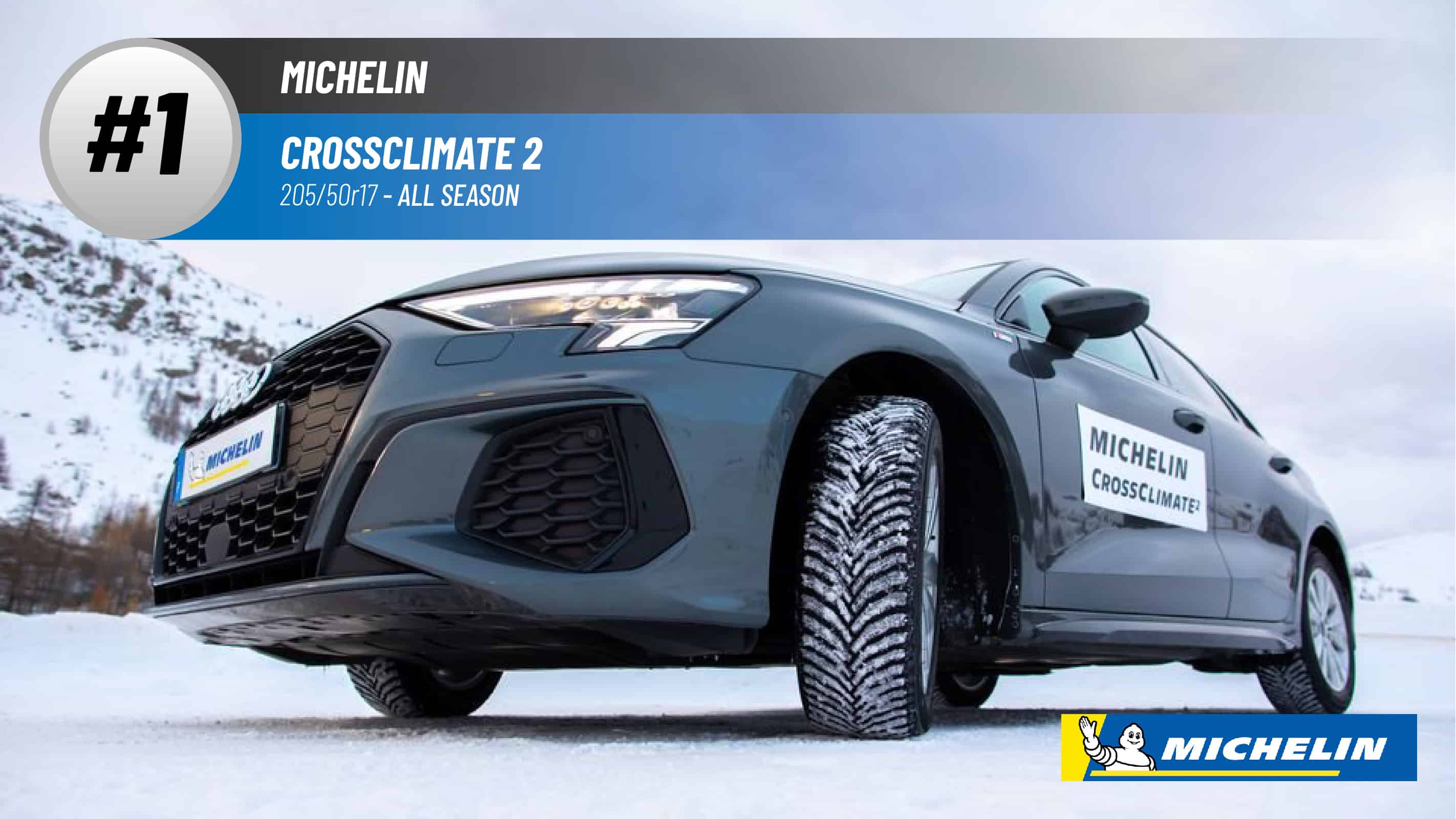 Top #1 All Season Tires: Michelin CrossClimate 2 – best 205/50 r17