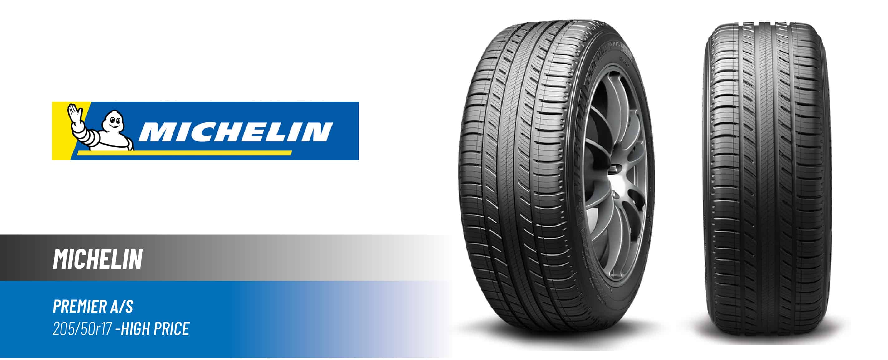 Top#4 High Price: Michelin Premier A/S –the best 205/50r17