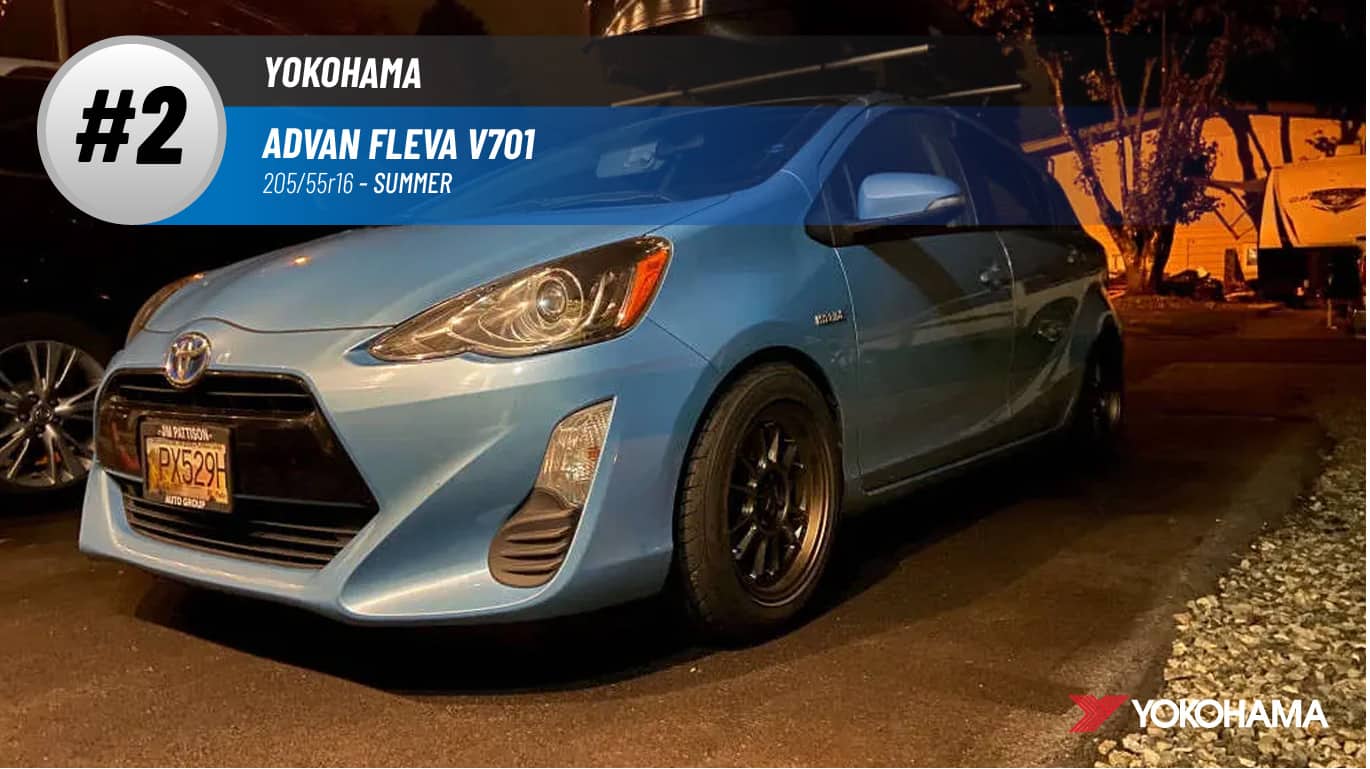 Top #2 Summer Tires: Yokohama Advan Fleva V701 –best 205/55r16