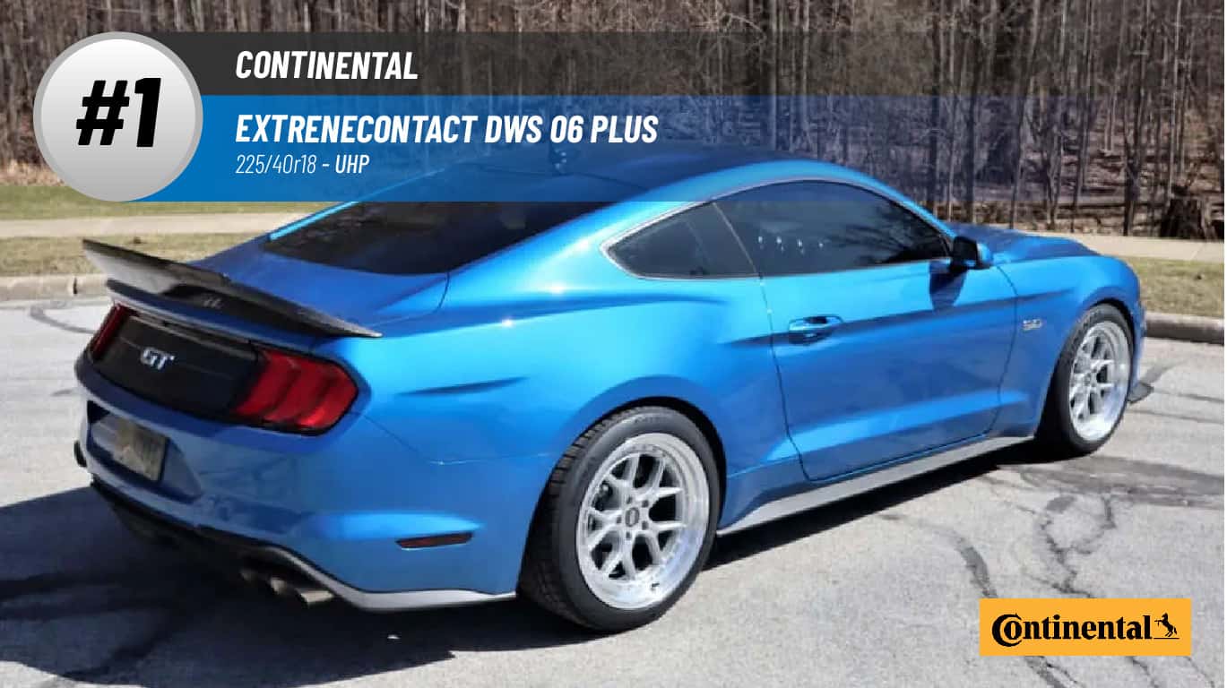 Top #1 UHP Tires: Continental ExtreneContact DWS 06 Plus – 225/40r18