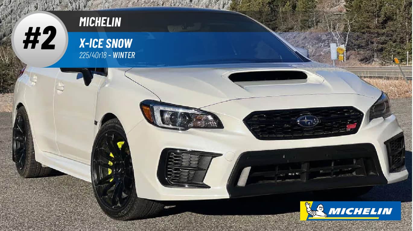 Top #2 Winter Tires: Michelin X-ICE Snow – 225/40r18