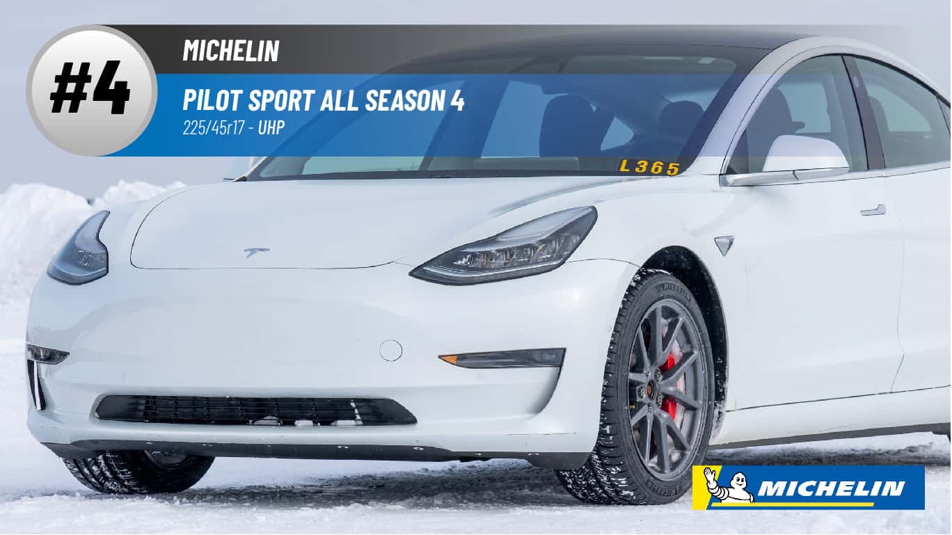 Top #4 UHP Tires: Michelin Pilot Sport All Season 4 –best 225/45r17