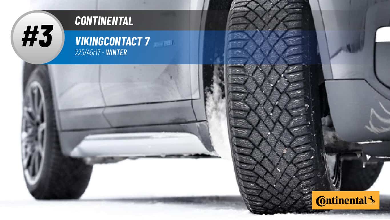 Top #3 Winter Tires: Continental VikingContact 7 – best 225/45r17