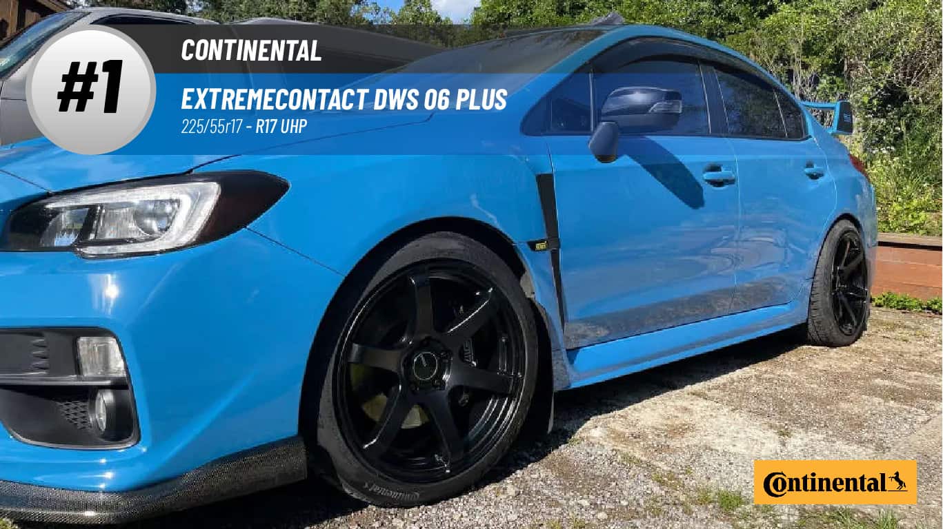 Top #1 UHP Tires: Continental ExtremeContact DWS 06 Plus – best 225/55 R17