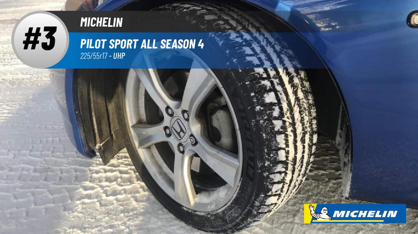 Top #3 UHP Tires: Michelin Pilot Sport All Season 4 – 225/55 R17