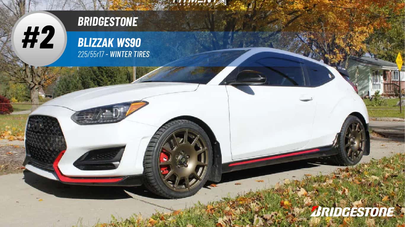 Top #2 Winter Tires: Bridgestone Blizzak WS90 – best 225/55 R17