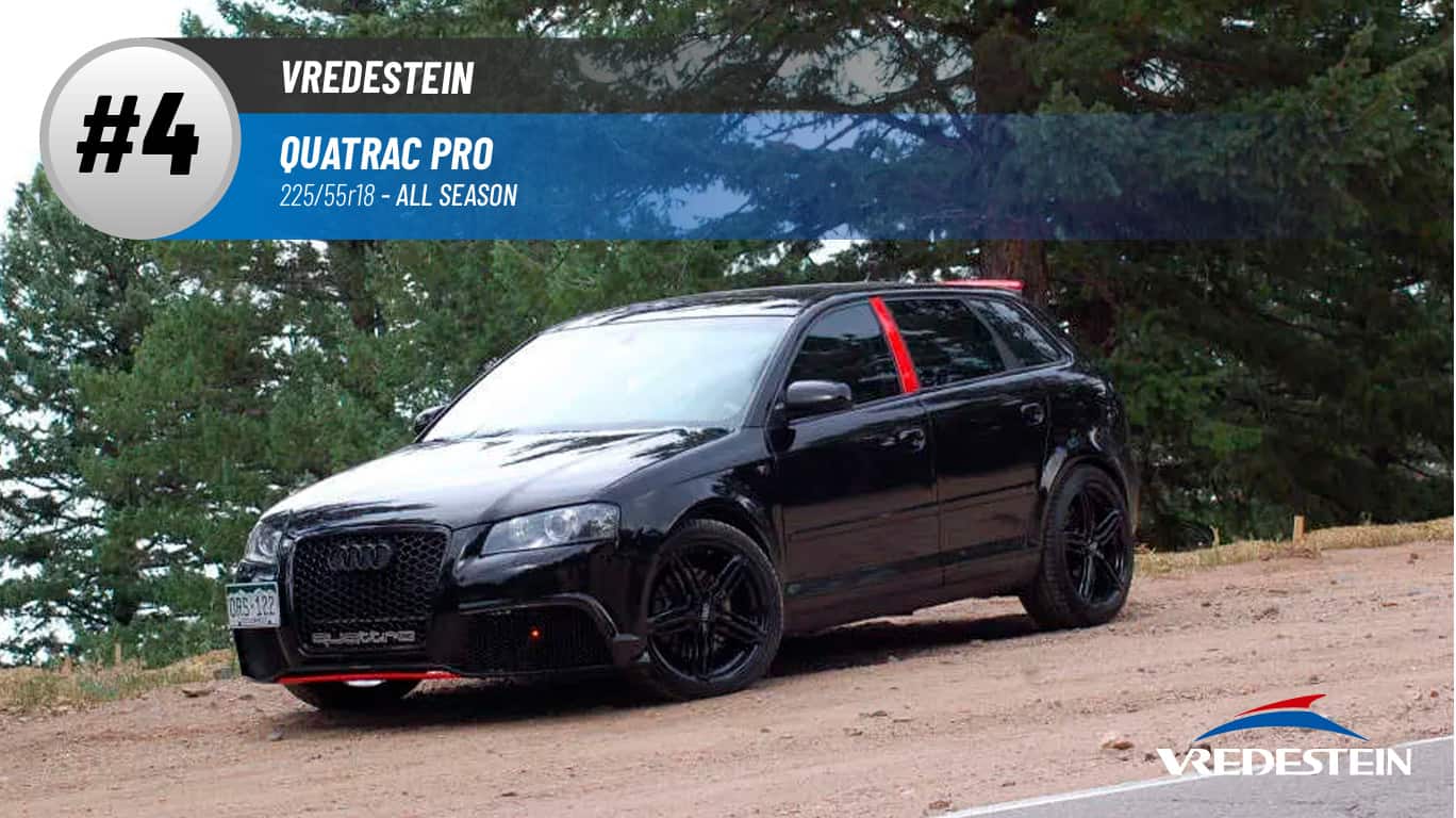 Top #4 All Season Tires: Vredestein Quatrac Pro – best 225 55 r18