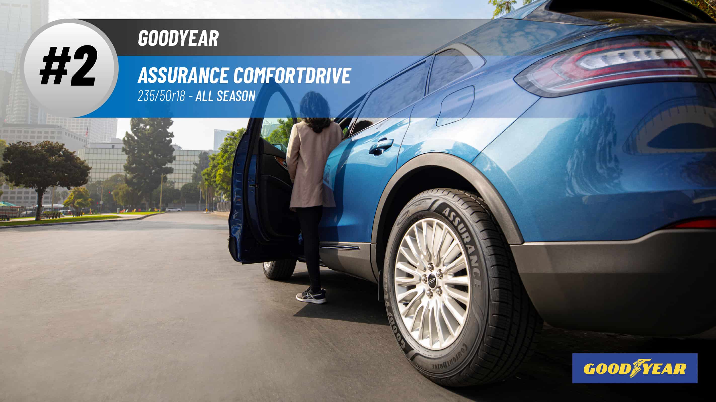 Top #2 All Season Tires: Goodyear Assurance ComfortDrive – best 235/50r18