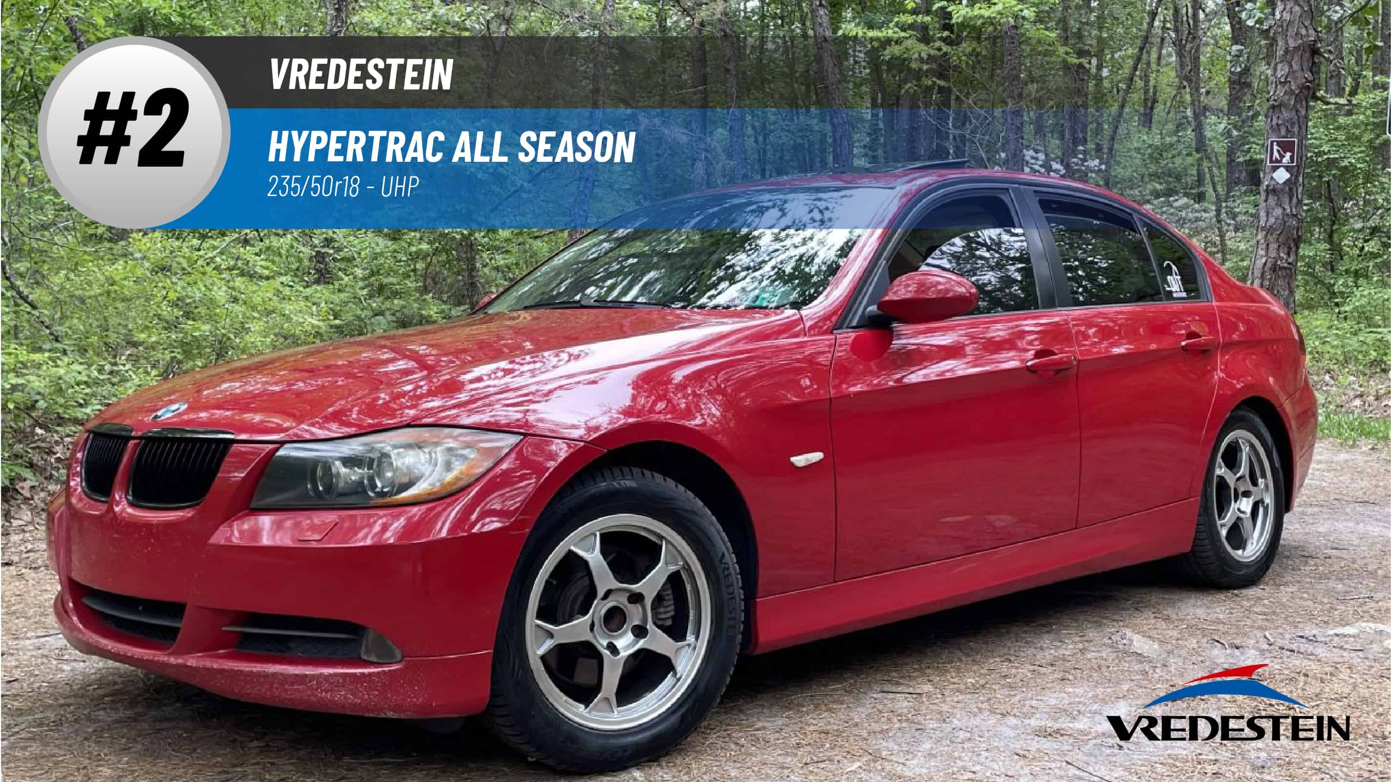 Top #2 UHP Tires: Vredestein HyperTrac All Season – 235/50r18