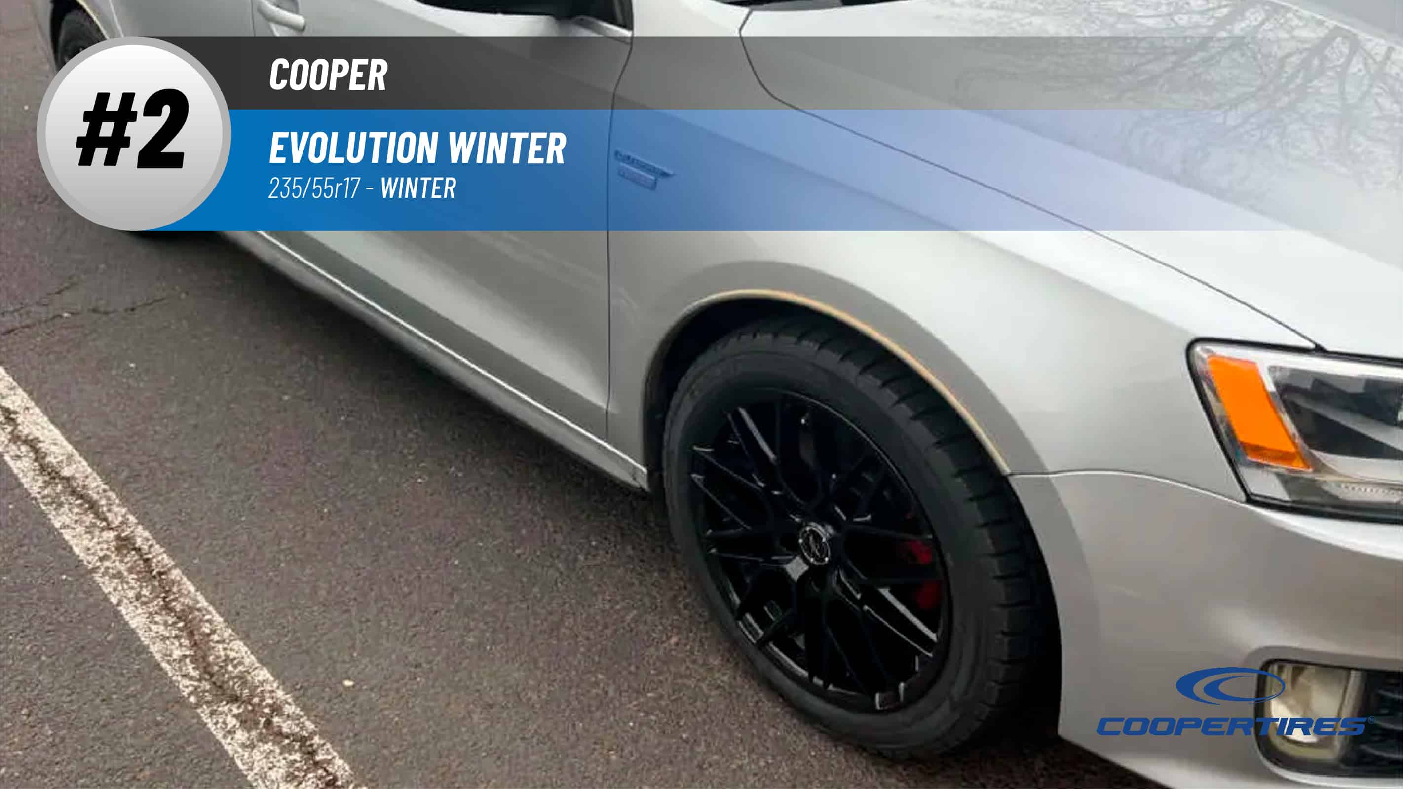 Top #2 Winter Tires: Cooper Evolution Winter – best 235/55r17