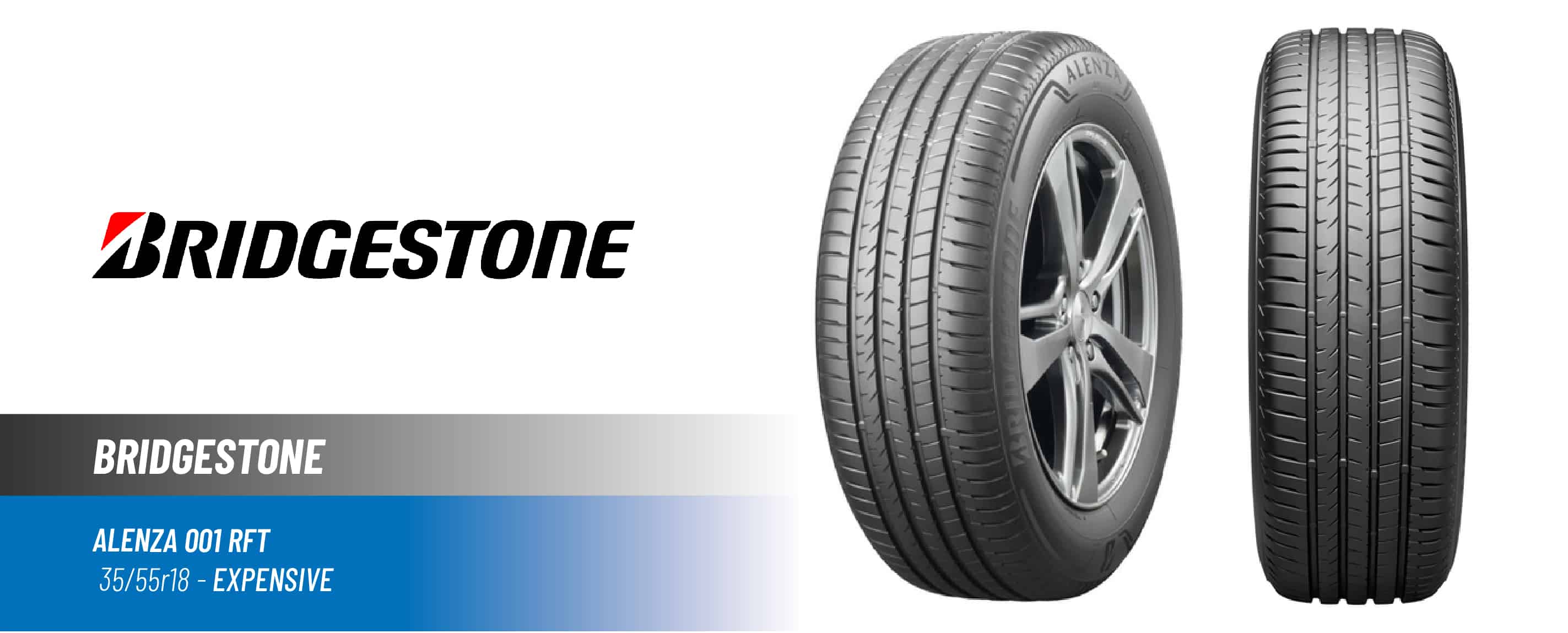 Top#1 High Price: Bridgestone Alenza 001 RGT –best 235/55r18
