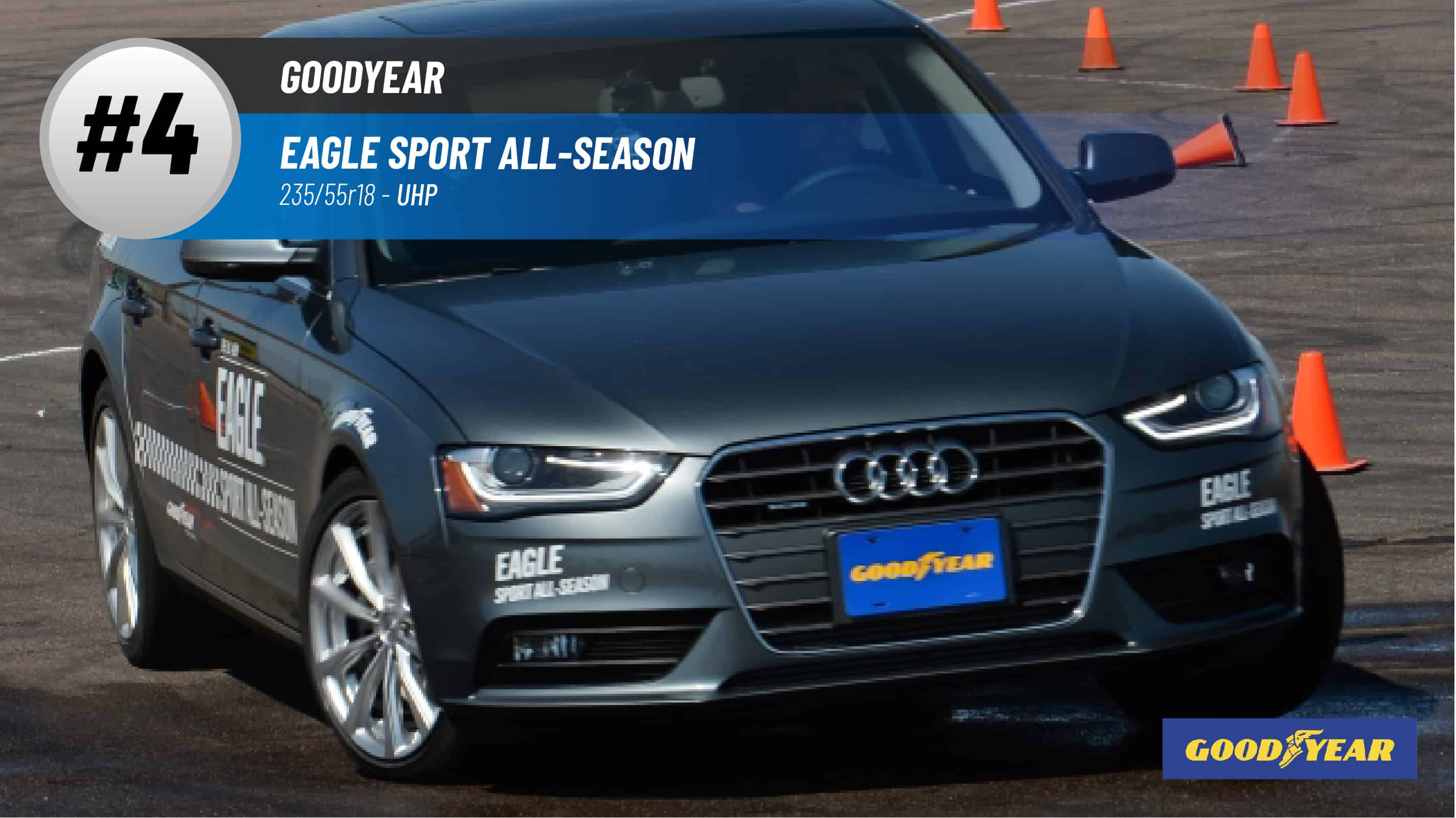 Top #4 UHP Tires: Goodyear Eagle Sport All-Season –best 235/55r18