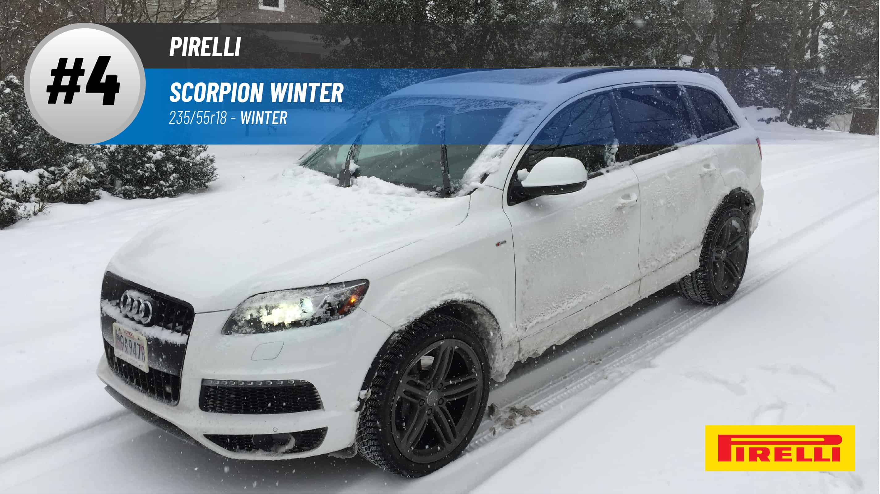 Top #4 Winter Tires: Pirelli Scorpion Winter –best 235/55r18