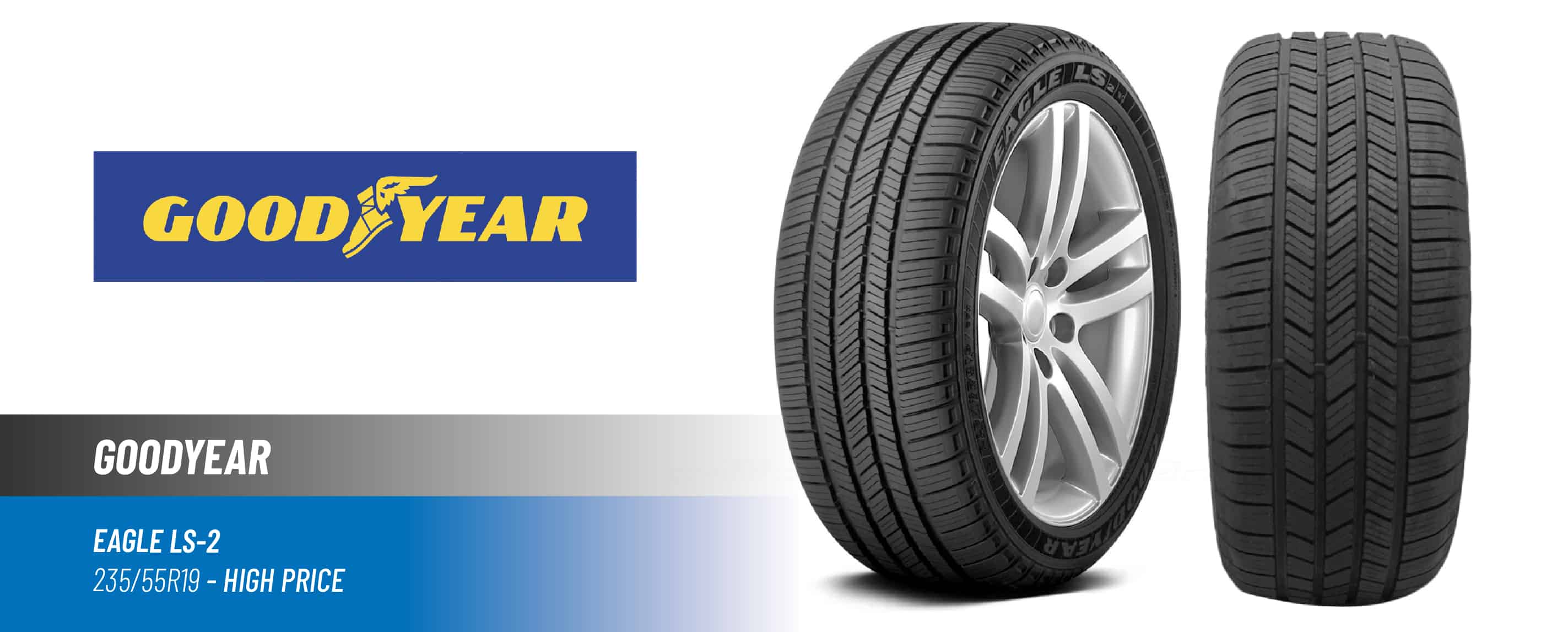 Top#1 High Price: Goodyear Eagle LS-2 – best 235/55R19