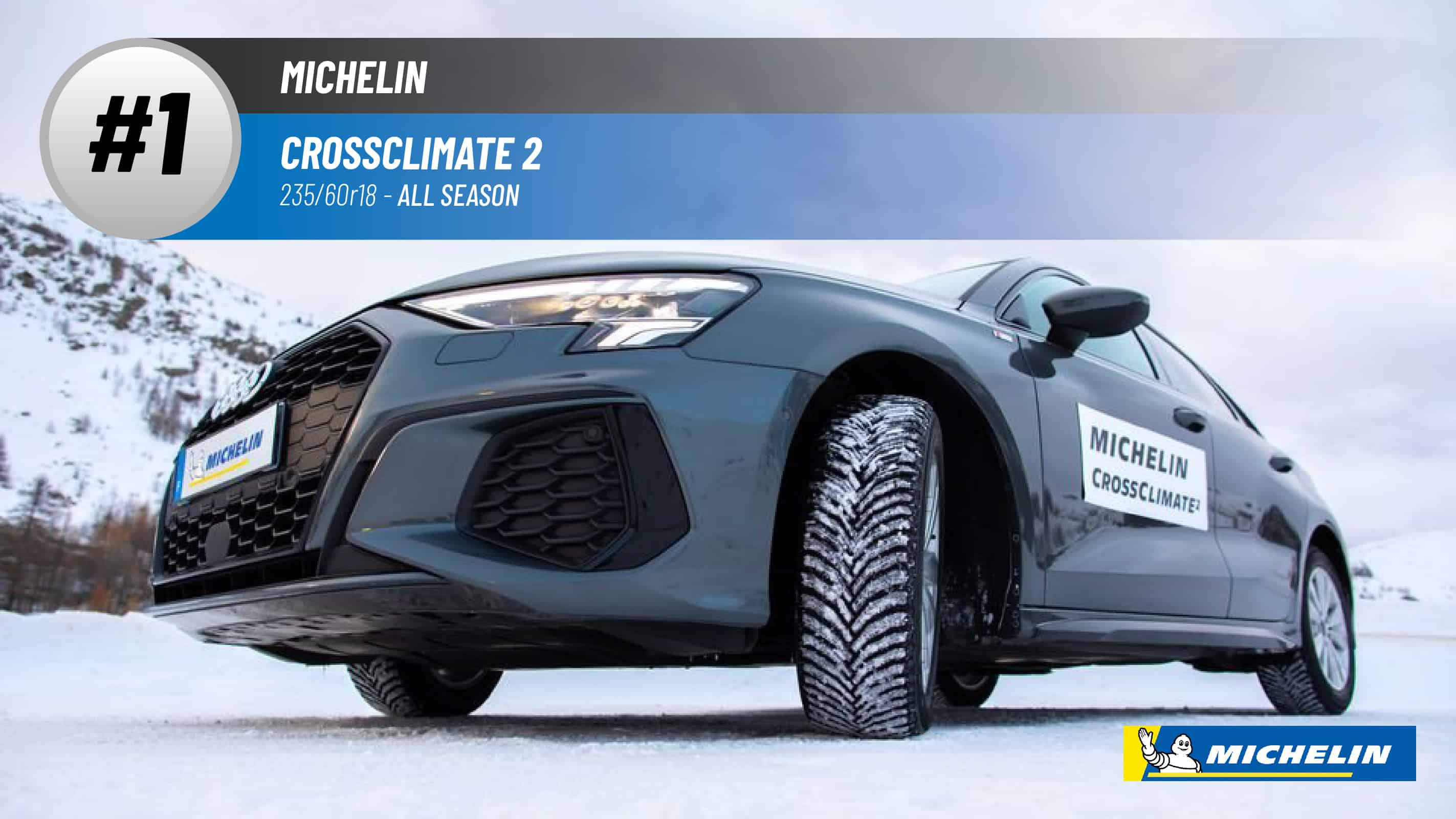 Top #1 All Season Tires: Michelin CrossClimate 2 –best 235/60r18