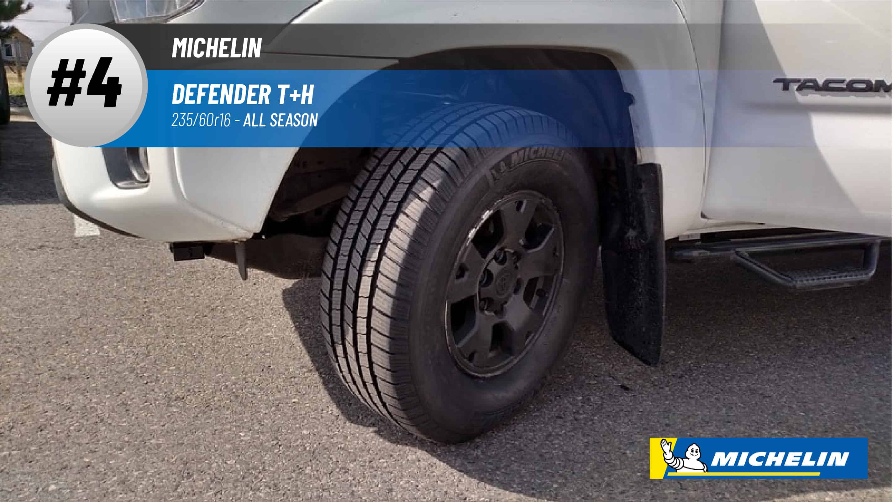 Top #4 All Season Tires: Michelin Defender T+H – best 235/60r16