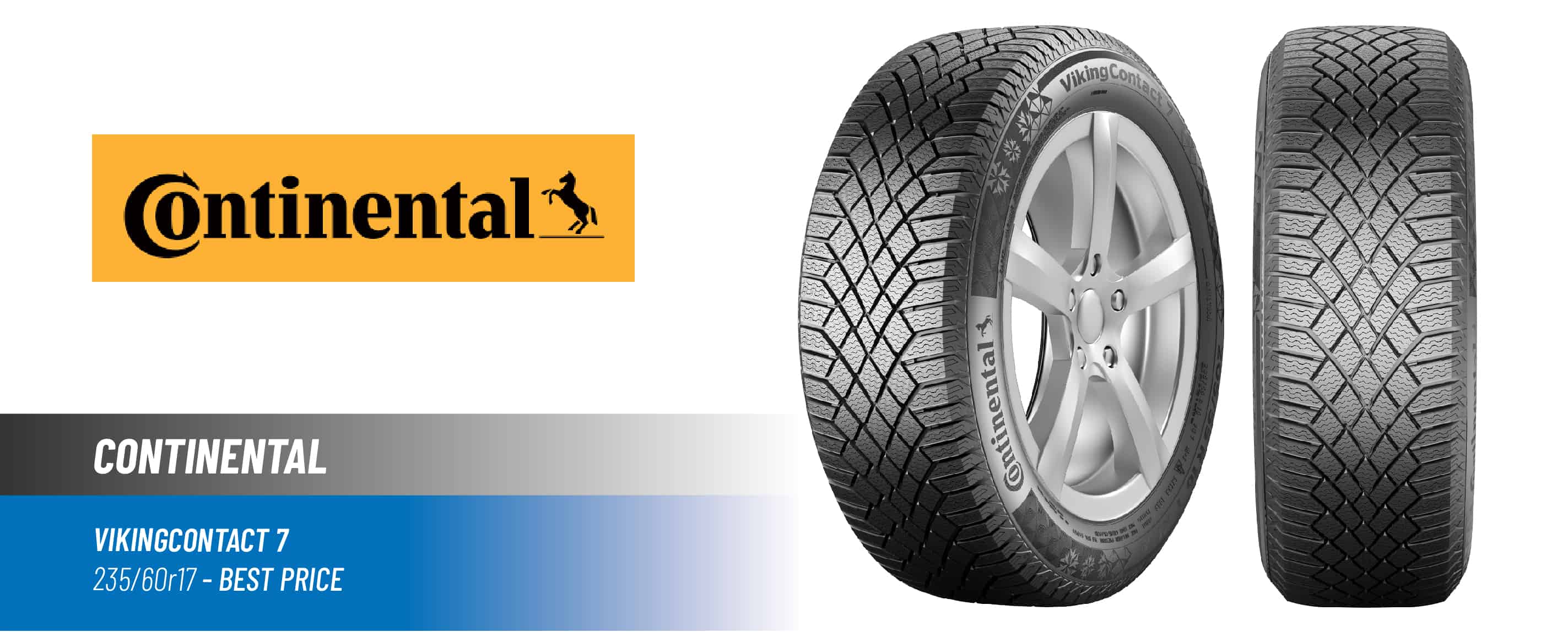 Top#5 Best Price: Continental VikingContact 7 – best 235/60r17