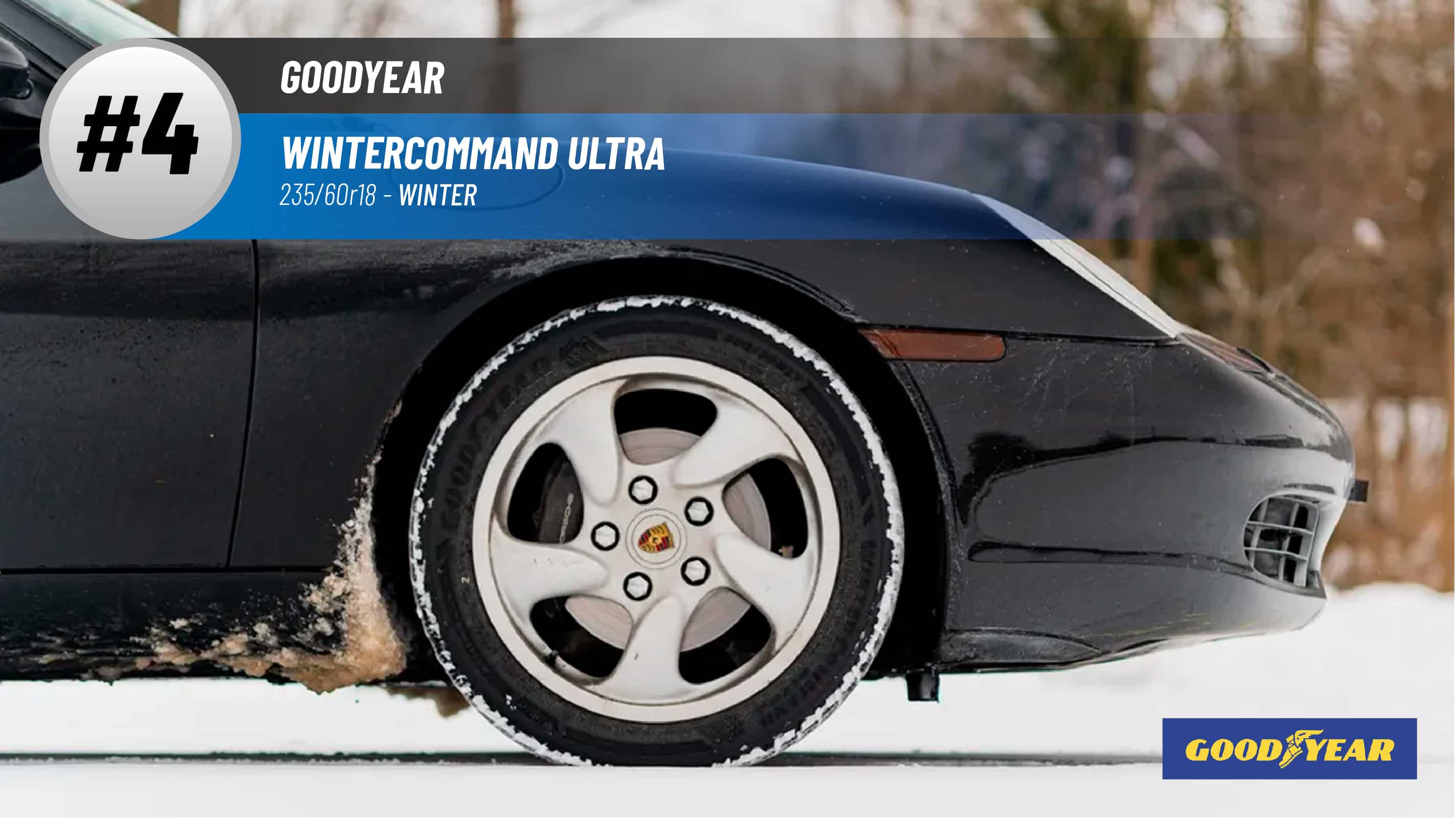 Top #4 Winter Tires: Goodyear WinterCommand Ultra – best 235/60r18
