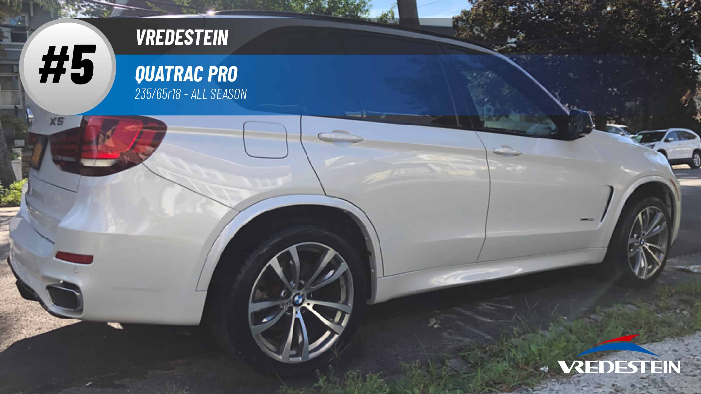 Top #5 All Season Tires: Vredestein Quatrac Pro – 235/65r18