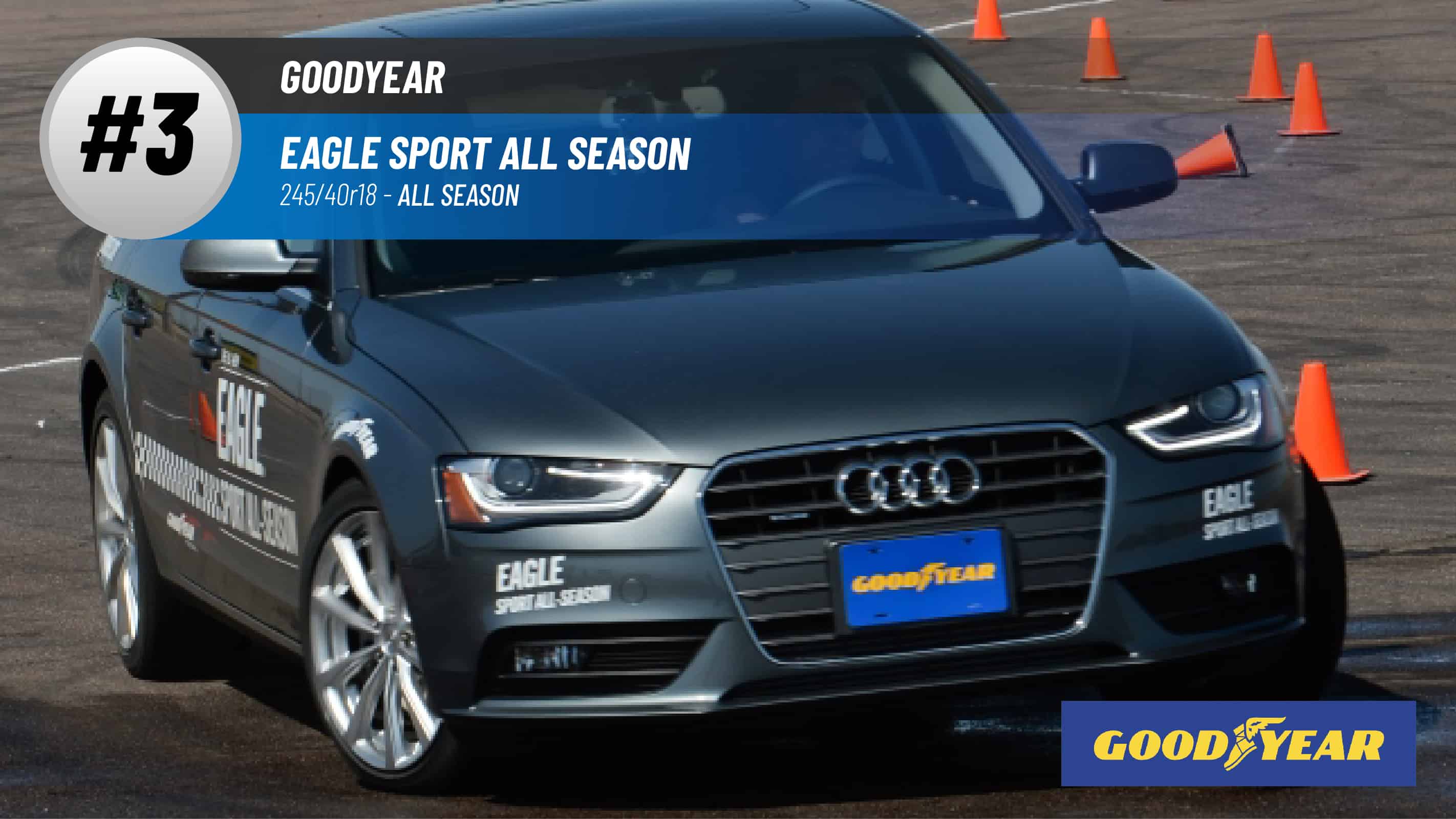 Top #3 All Season Tires: Goodyear Eagle Sport All Season – best 245/40r18