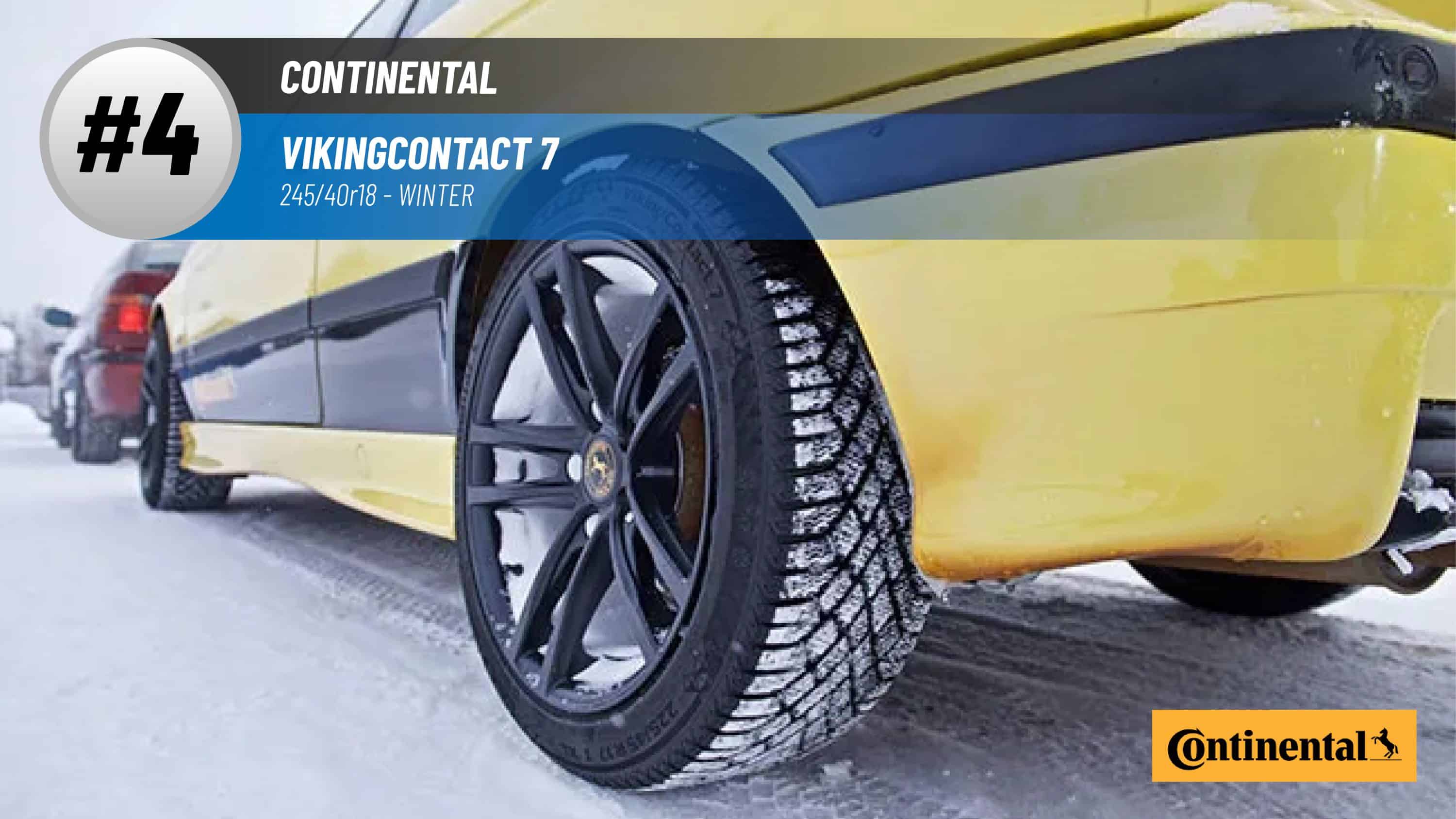 Top #4 Winter Tires: Continental VikingContact 7 – 245/40r18