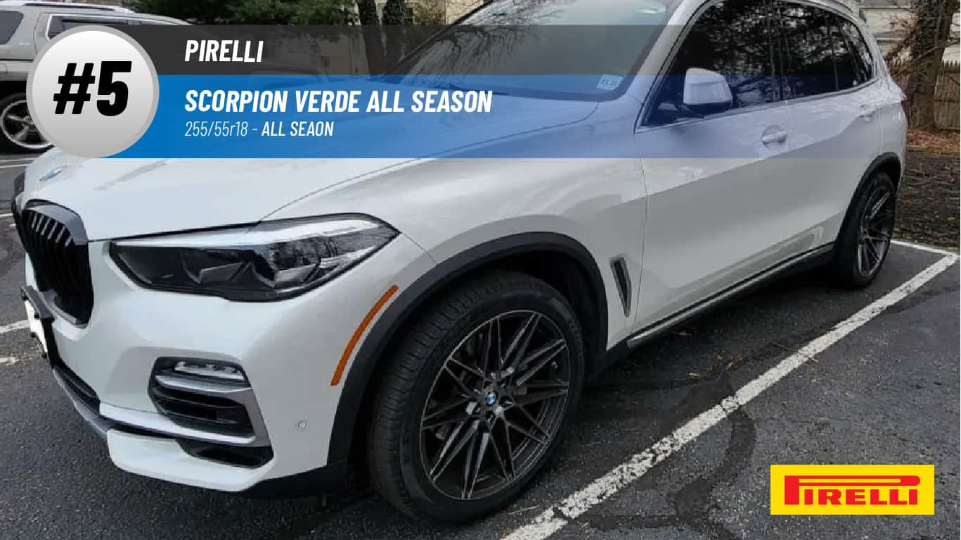 Top #5 All Season Tires: Pirelli Scorpion Verde All Season – best 255 55 r18