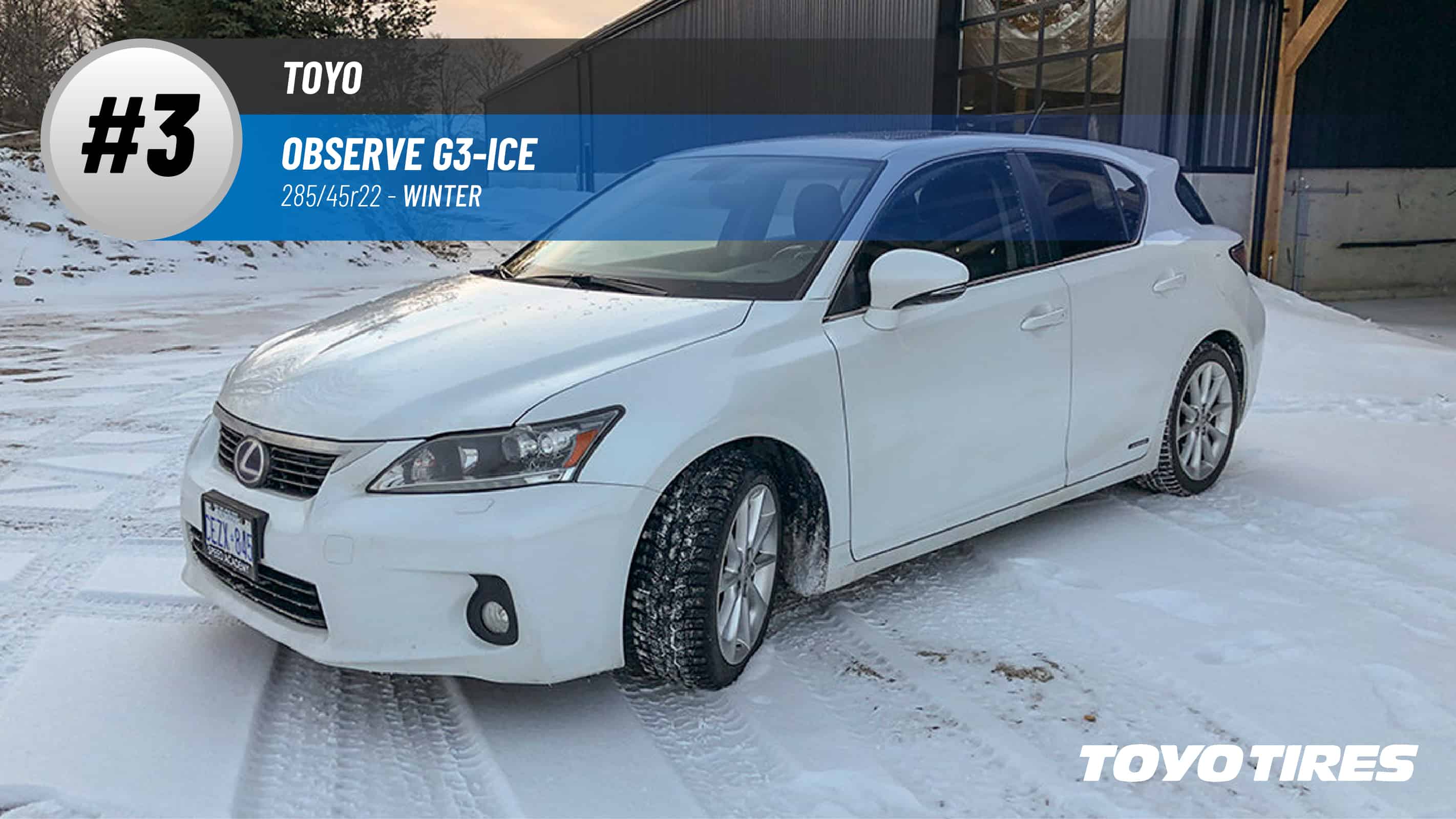 Top #3 Winter Tires: Toyo Observe G3-Ice –best 285/45r22
