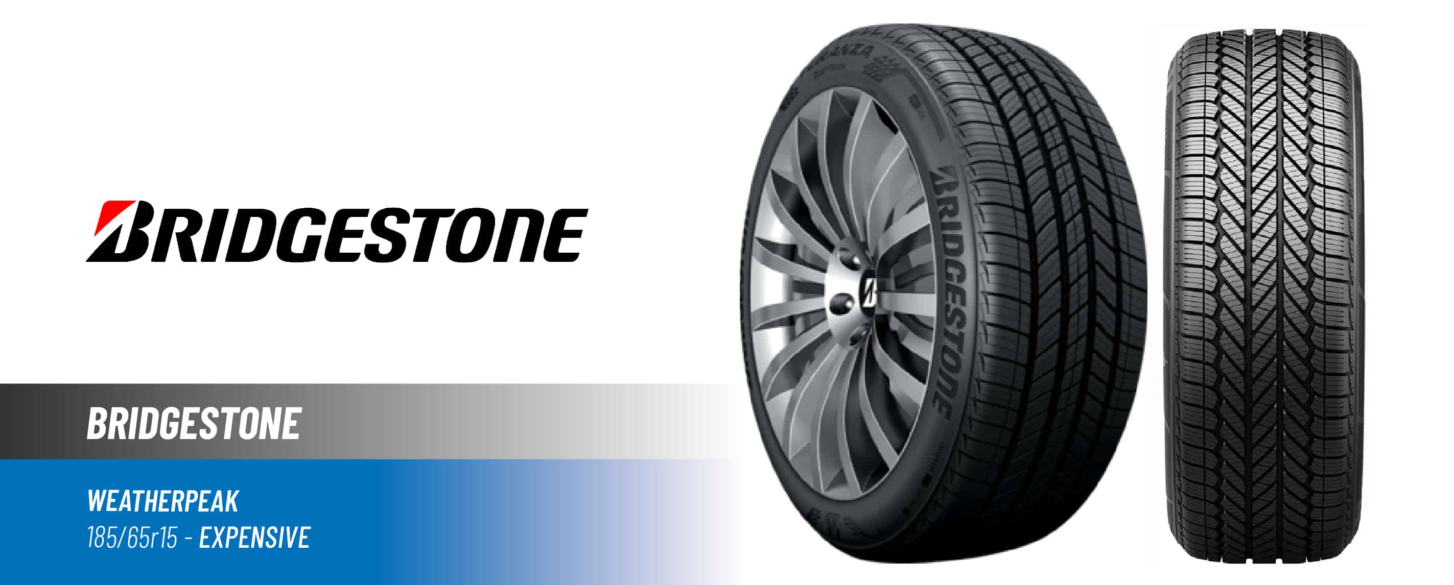 Top#1 High Price: Bridgestone Weatherpeak – 185 65 r15