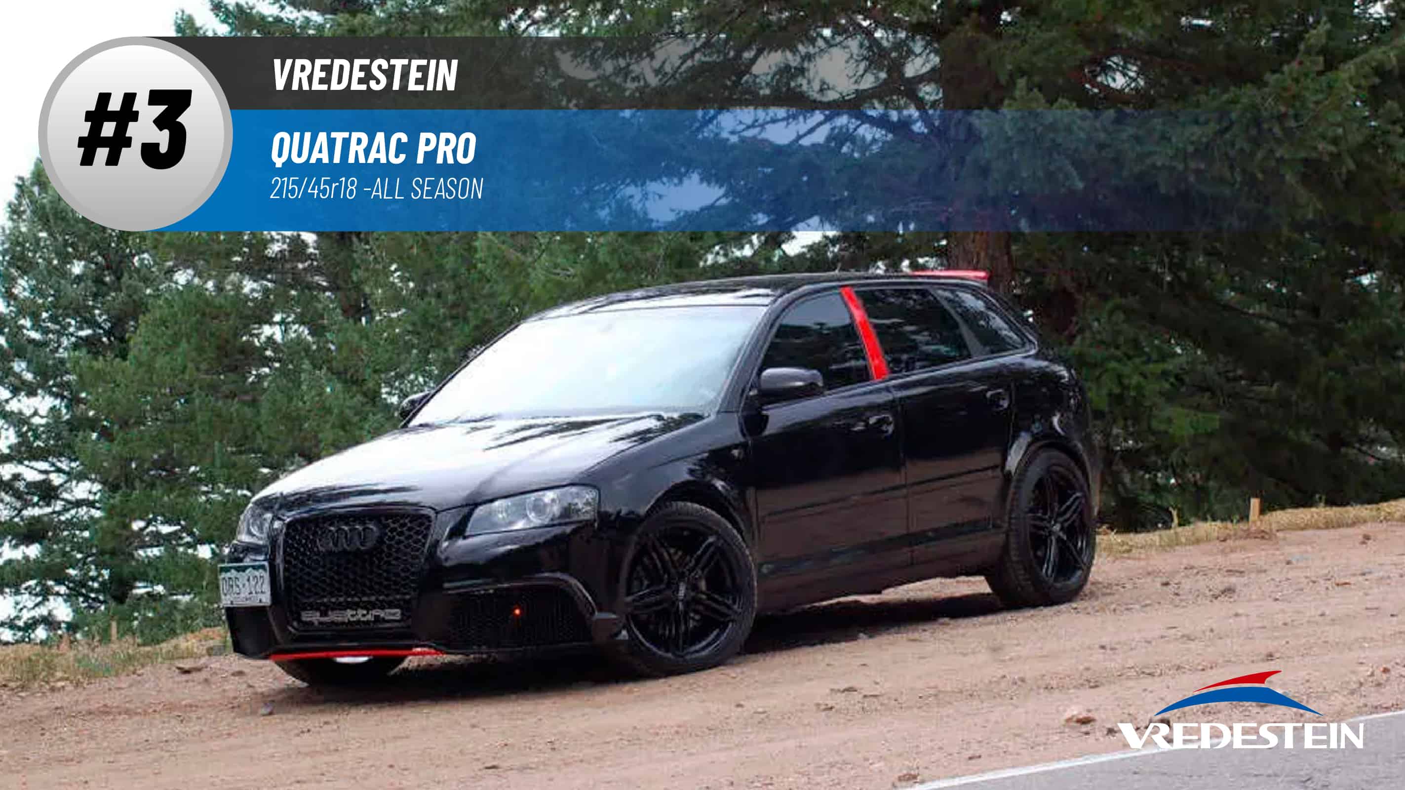 Top #3 All Season Tires: Vredestein Quatrac Pro – 215/45r18