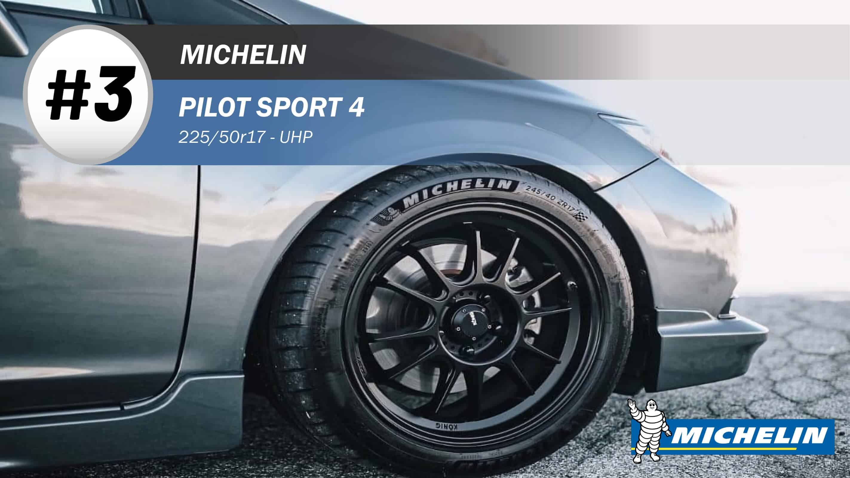 Top #3 UHP Tires: Michelin Pilot Sport All Season 4 – 225/50R17