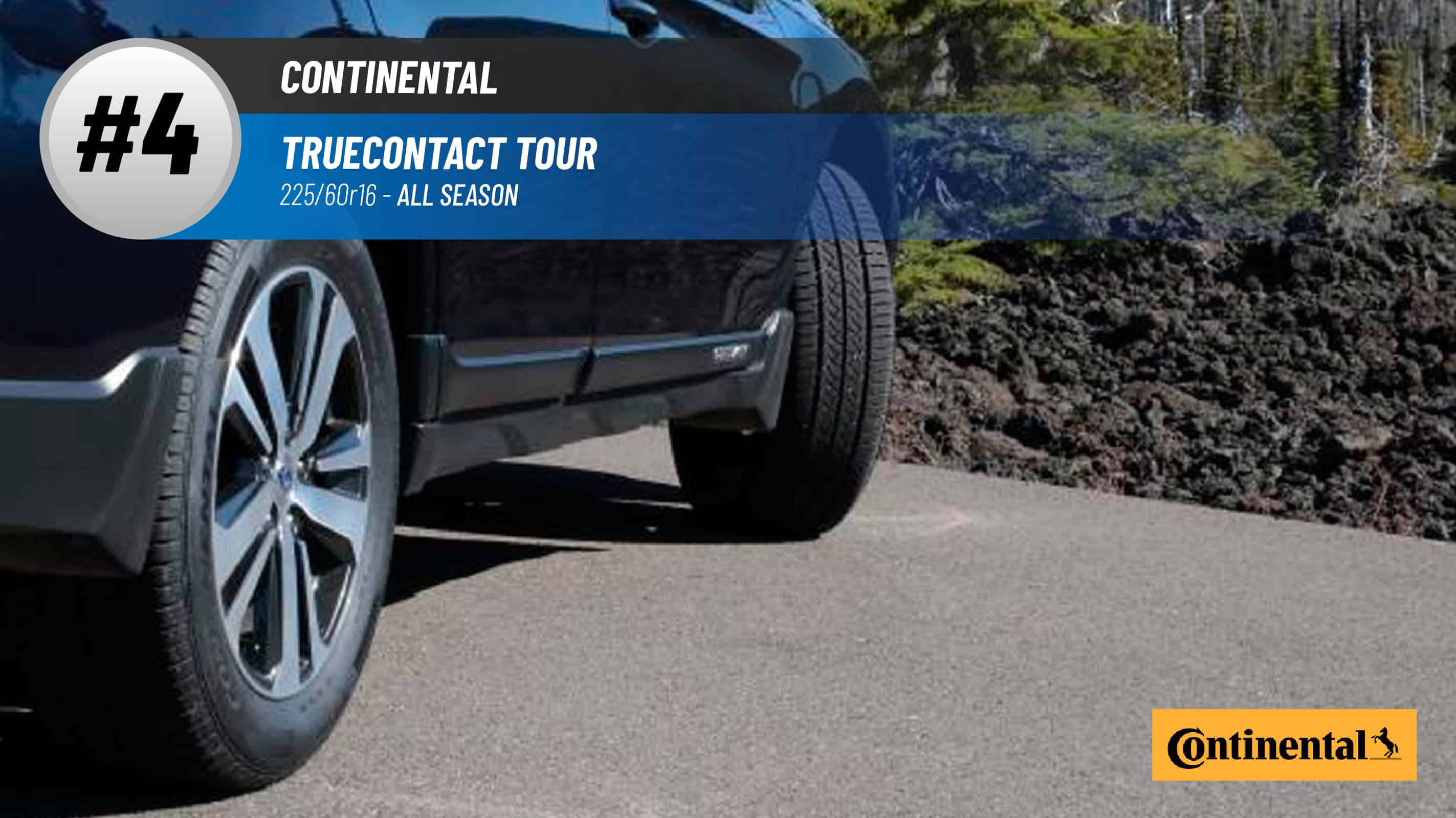 Top #4 All Season Tires: Continental TrueContact Tour – best 225/60r16 