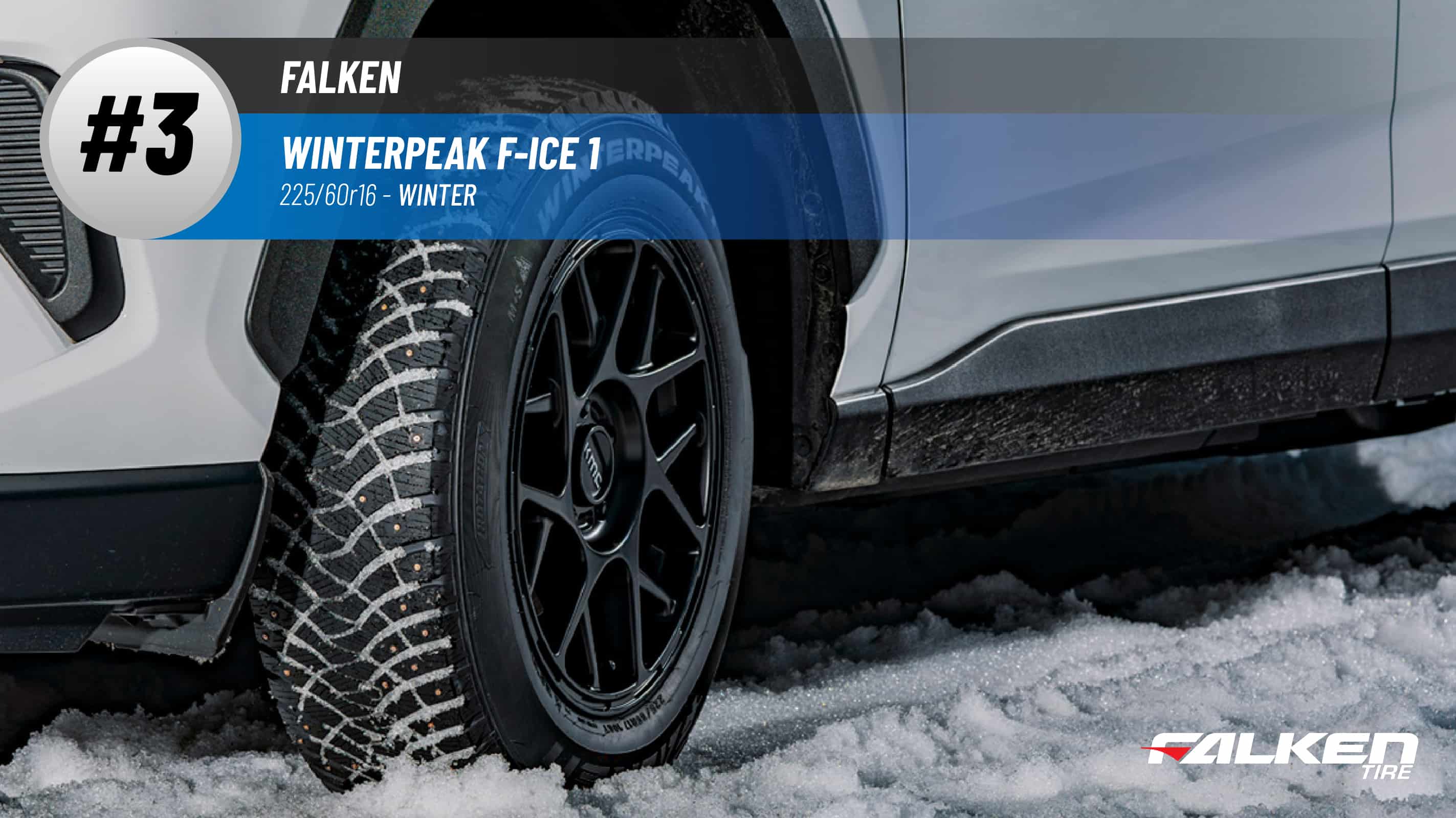 Top #3 Winter Tires: Falken Winterpeak F-ICE 1 – best 225/60r16
